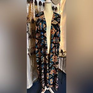 🍁3 for $25🍁LulaRoe Joy Sleeveless Duster Sz. L